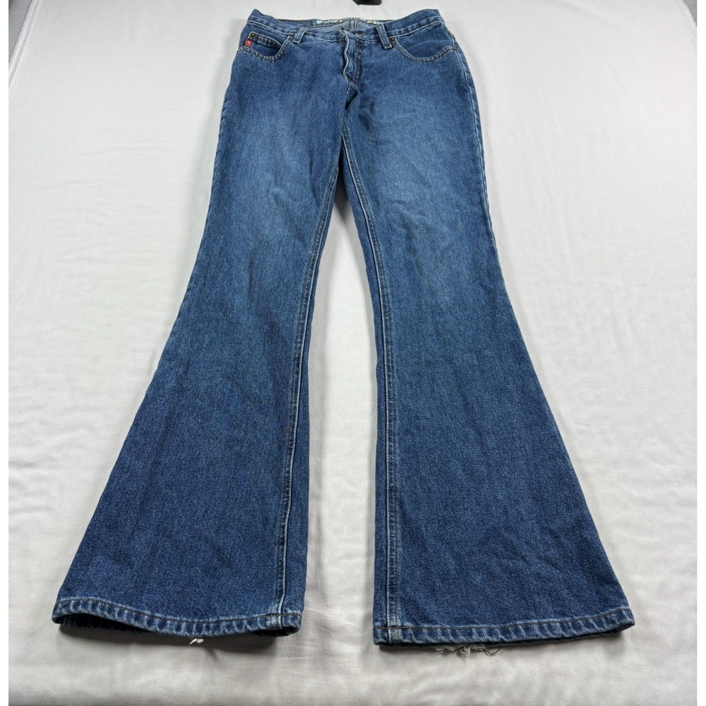 Vintage Y2K Mudd Jeans Womens Size 26 Blue Flare Denim